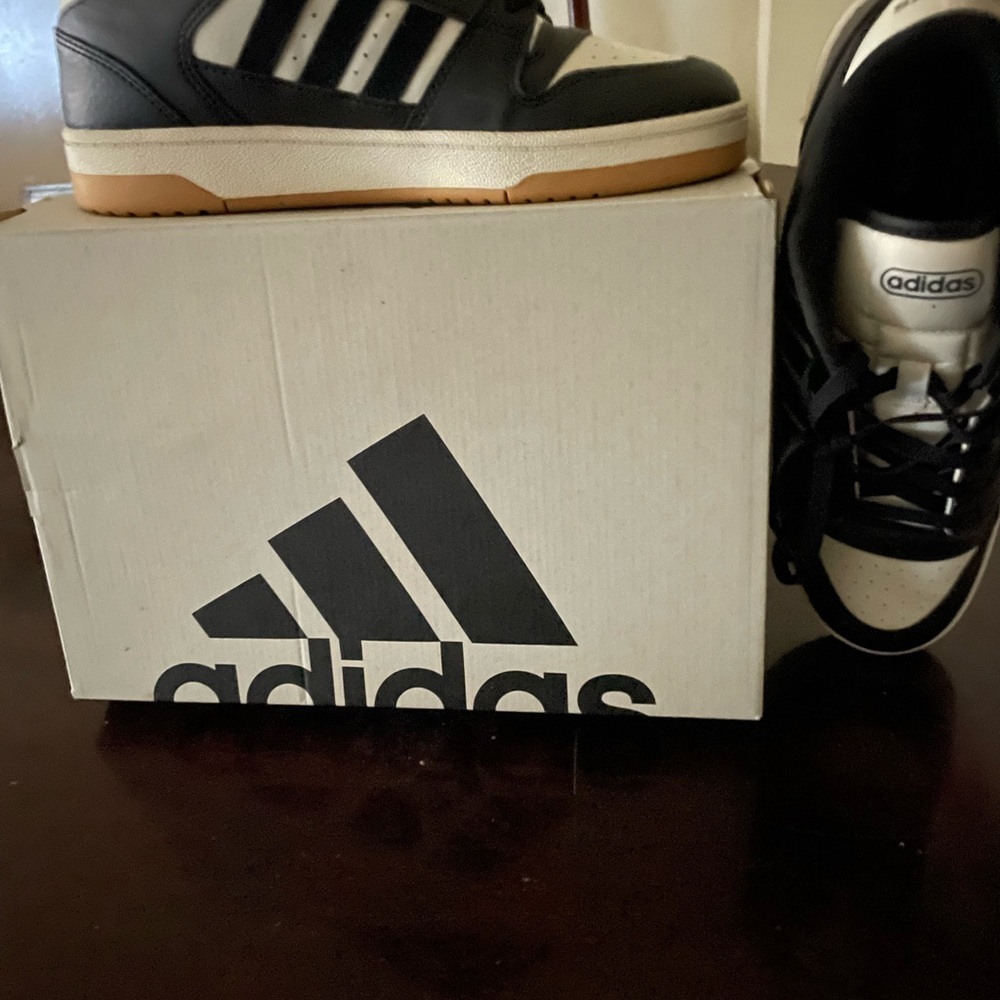 Adidas Black and White Sneakers